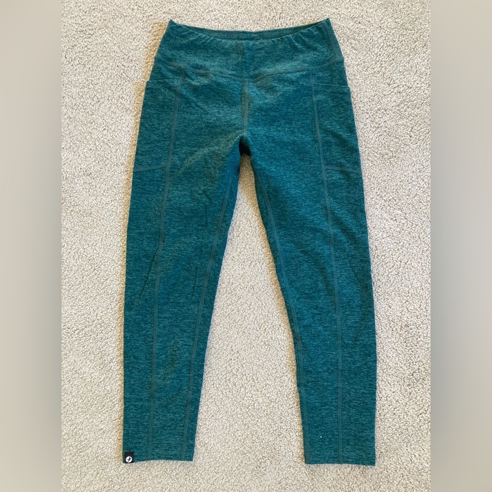 Oiselle Green Lux Leggings